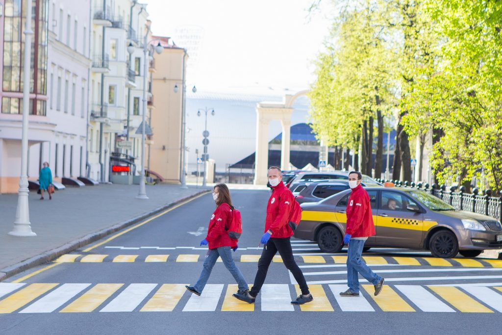 В мае 900 волонтеров «Добрых отрядов» работали в Беларуси.