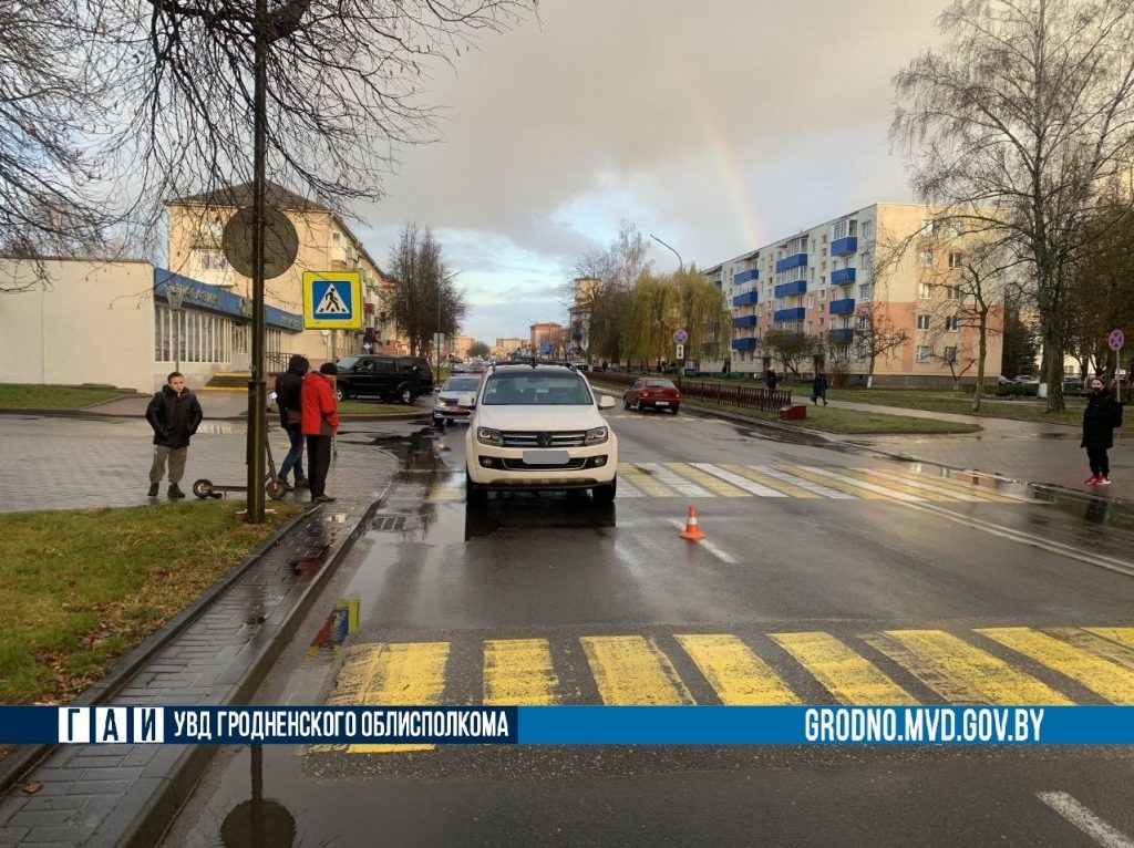«Мобильный» пешеход попал в ДТП в Лиде