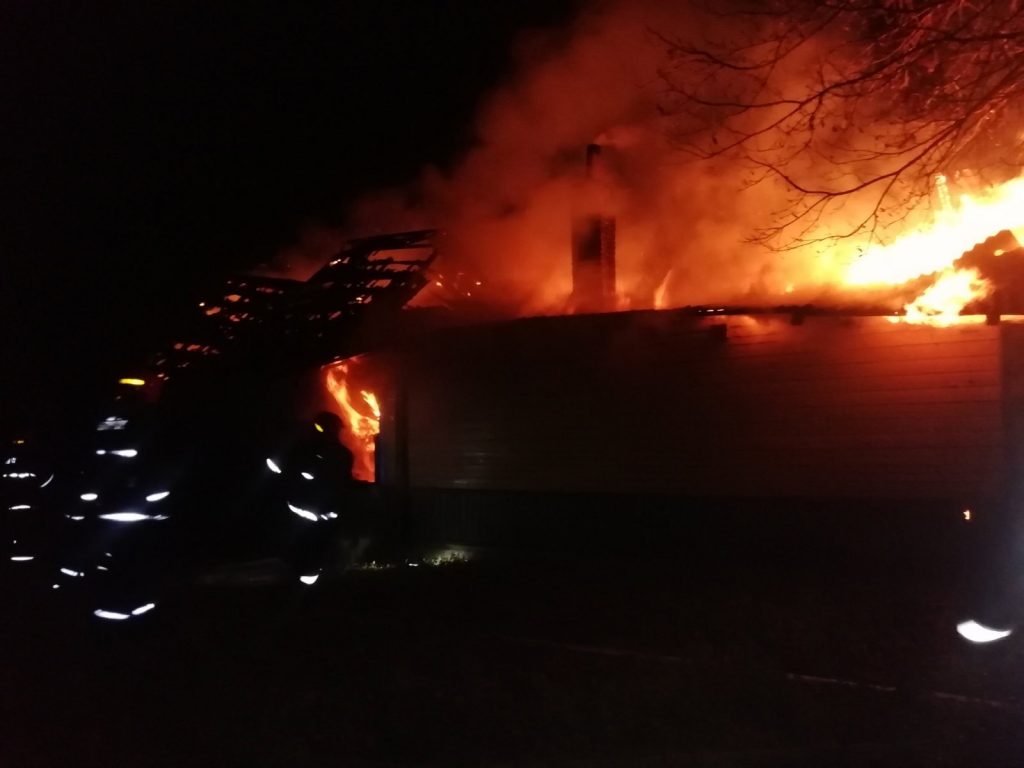 Огонь унес жизнь человека в Лидском районе